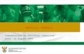 2 MEDICAL PAROLE Presentation to Portfolio Committee Date: 12 August 2008.