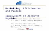 Maximizing Efficiencies and Process Improvement in Accounts Payable Scott Shannon, Senior Vice President U.S. Bank – Global Treasury Management Greg Hamilton,