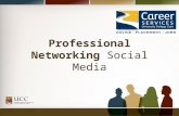 Professional Networking Social Media. Session Overview Why online networking? Popular and useful Social Media What next?