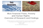 Illicit Financial Flows, Poverty and Human Rights: Overview of Research and Findings IBAHRI Task Force on Illicit Financial Flows, Poverty and Human Rights.