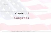 Copyright © 2009 Pearson Education, Inc. Publishing as Longman. Congress Chapter 12.