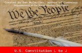 U.S. Constitution L to J Quiz Created by Dan McCaulley, author of Continuous Improvement in the Social Studies Classroom.