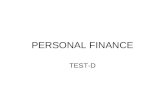 PERSONAL FINANCE TEST-D. Defined Benefit Plan What Does Defined-Benefit Plan Mean? An employer-sponsored retirement plan where employee benefits are sorted.