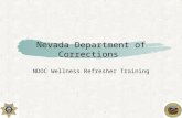 Nevada Department of Corrections NDOC Wellness Refresher Training.
