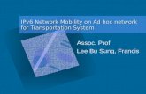 IPv6 Network Mobility on Ad hoc network for Transportation System Assoc. Prof. Lee Bu Sung, Francis.