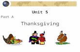 Unit 5 Part A Thanksgiving. 1.Background Knowledge 2.Warm-up Questions 3.Language Points The end.