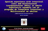 Spanish experience with intestinal (Itx) and multivisceral transplantation (MVtx) in adults Experiencia española con un programa de Trasplante Intestinal.