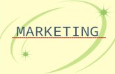 MARKETING. WHAT IS MARKETING? The process of creating, promoting, and presenting a product to meet the wants and needs of consumers.