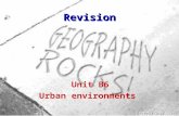 Revision Unit B6 Urban environments. 2 Where to find things Ur ban+environments Ur.