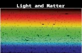 Light and Matter. Light in Everyday Life Our goals for learning: How do we experience light? How do light and matter interact? The warmth of sunlight.
