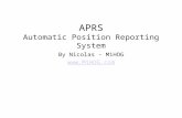 APRS Automatic Position Reporting System By Nicolas - M1HOG .