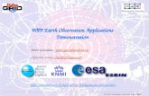 EU 2nd Year Review – 04-05 Jan. 2003 – WP9 WP9 Earth Observation Applications Demonstration Pedro Goncalves : pedro.goncalves@esa.intpedro.goncalves@esa.int.