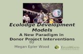 Ecolodge Development Models A New Paradigm in Donor Project Interventions By Megan Epler Wood.