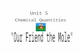 Unit 5 Chemical Quantities or. Funny Mole Video  48Im2w 48Im2w.