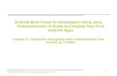 Android Boot Camp for Developers Using Java, Comprehensive: A Guide to Creating Your First Android Apps Chapter 9: Customize! Navigating with a Master/Detail.