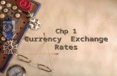 Chp 1 Currency Exchange Rates. organization  Foreign exchange quotations  Arbitrage  Forward quotes.