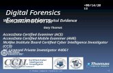 © Thomas Computer Forensics LLC 1 Digital Forensics Examinations What NOT to do with Digital Evidence Gary Thomas AccessData Certified Examiner (ACE) AccessData.
