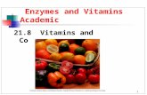 1 21.8 Vitamins and Coenzymes Enzymes and Vitamins Academic.
