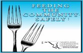 - !. Feeding the Community Safely was developed by the Maryland Cooperative Extension, University of Maryland, College Park and Eastern Shore and the.