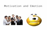 Motivation and Emotion.  Motivation  a need or desire that energizes and directs behavior  Instinct  complex behavior that is rigidly patterned.