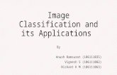 Image Classification and its Applications By Anush Ramsurat (106111035) Vignesh S (106111082) Nishant K M (106111063)