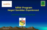 03 November 09 NRW Program Negeri Sembilan Experienced (Hatimuda Sendirian Berhad) 031109 NRW Program Negeri Sembilan Experienced (Hatimuda Sendirian Berhad)