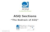 Www.asq0511.org ASQ Sections “The Bedrock of ASQ”.