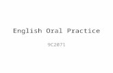 English Oral Practice 9C2071. Textbook: English Conversation in Taiwan (Intermediate Level)