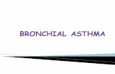 1.  Asthma is characterised by chronic airway inflammation and increased airway hyper- responsiveness leading to symptoms of wheeze, cough, chest tightness.