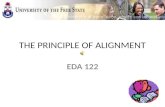 THE PRINCIPLE OF ALIGNMENT EDA 122. ALIGNMENT OUTCOMES PROCESS.