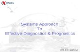 1 Systems Approach To Effective Diagnostics & Prognostics 07/23/2003.