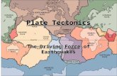 Plate Tectonics The Driving Force of Earthquakes.