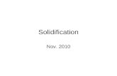 Solidification Nov. 2010.
