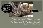 To Georges P Vanier School Home of the Lynx I suddenly have this urge to join Late French Immersion… Do it….