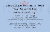 Visualization as a Tool for Scientific Understanding Henk W. de Regt Lorentz Fellow, NIAS 2009-2010 Faculty of Philosophy, VU University Amsterdam Lorentz.