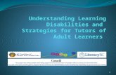 1. Impact of Learning Disabilities 15-20% of Canadians are affected (Learning Disability Association of Canada). 30-70% of Canadians in adult literacy.