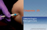 Chapter 25 Immunologic Emergencies. National EMS Education Standard Competencies Medicine Integrates assessment findings with principles of epidemiology.