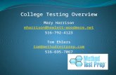 College Testing Overview Mary Harrison mharrison@hewlett-woodmere.net 516-792-4123 Tom Ehlers tom@methodtestprep.com 516-695-7067.