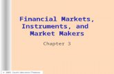 Financial Markets, Instruments, and Market Makers Chapter 3 © 2003 South-Western/Thomson Learning.