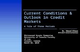 111 Dr. Edward Altman NYU Stern School of Business Current Conditions & Outlook in Credit Markets A Tale of Three Periods Distressed Assets Symposium University.