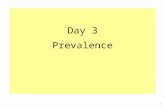 Day 3 Prevalence 1. On an average school day, how many hours do you watch TV? A. I do not watch TV on an average school day B. Less than 1 hour per day.