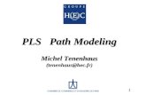 1 PLS Path Modeling Michel Tenenhaus (tenenhaus@hec.fr)