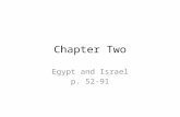 Chapter Two Egypt and Israel p. 52-91. Continuity and Change in Egyptian History Egyptian society developed slowly Was inspired by the rhythms of the.