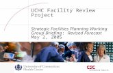 UCHC Facility Review Project Strategic Facilities Planning Working Group Briefing: Revised Forecast May 2, 2005.