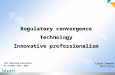 Regulatory convergence Technology Innovative professionalism Vijaya Sampath Bharti Group ICSI National Convention 14 October 2011, Agra.