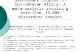 HIV status among discordant couples in sub-Saharan Africa: A meta-analysis involving more than 13,000 discordant couples Oghenowede Eyawo, 1 Damien de.