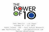Imex America - Las Vegas October 9 th – 11 th 2012 Rohit Talwar CEO - Fast Future Research  rohit@fastfuture.com Twitter @fastfuture.