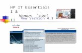 Mr. Batchelor HP IT Essentials I & Honors level II New Version 4.1.