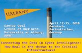 1 Connecting the Dots in Cyber Intelligence: How Real is the threat to the Critical Infrastructure? FOURTH INTERNATIONAL FORUM Sanjay Goel School of Business.