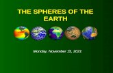 THE SPHERES OF THE EARTH Friday, August 28, 2015.
